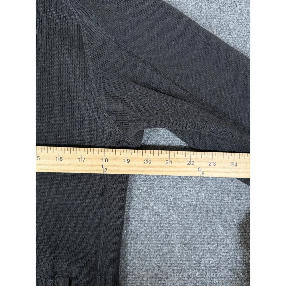 Patagonia Better Sweater Black Fleece Jacket Full Zip Pockets Mens Small Logo